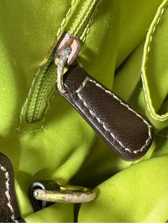 RARE VTG Coach Soho Womens Tweed Shoulder Bag Wool Alpaca Brown Green Y2K - Picture 15 of 16